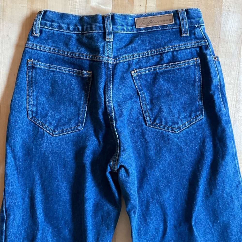 Bill Blass Dark Blue Straight Leg Jeans - Picture 12 of 12